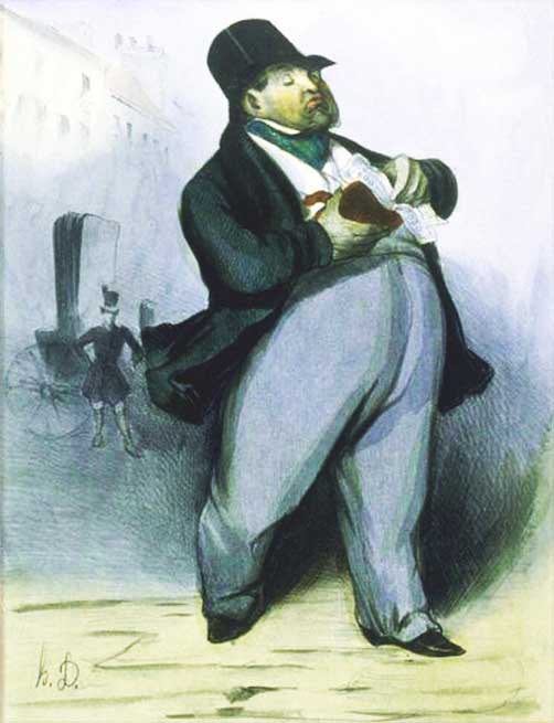 Signification Reves banquier Daumier