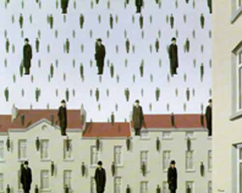 Signification Reves evaporer golconde-magritte