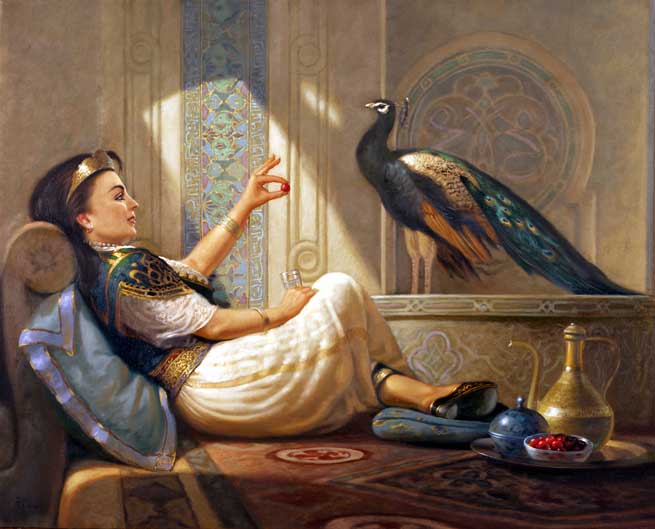 scene erotique symbolique arabo orientale