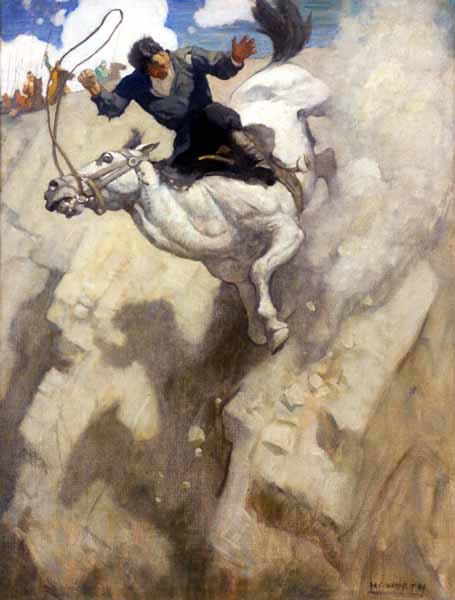 Signification Reves precipice N. C. Wyeth 