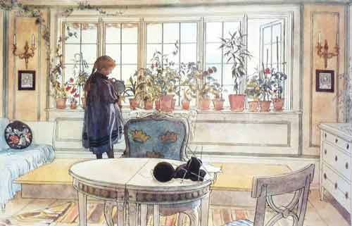 Signification Reves salle-a-manger Carl-Larsson-le-fenetre-aux-fleurs 