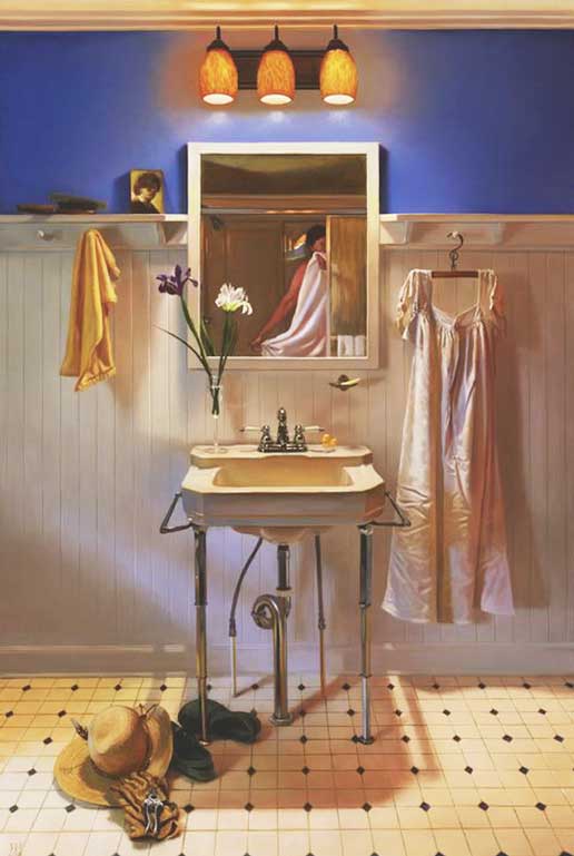 Signification Reves salle de bain vintage